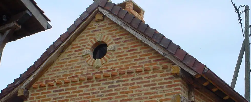 Détail de maçonnerie en briques